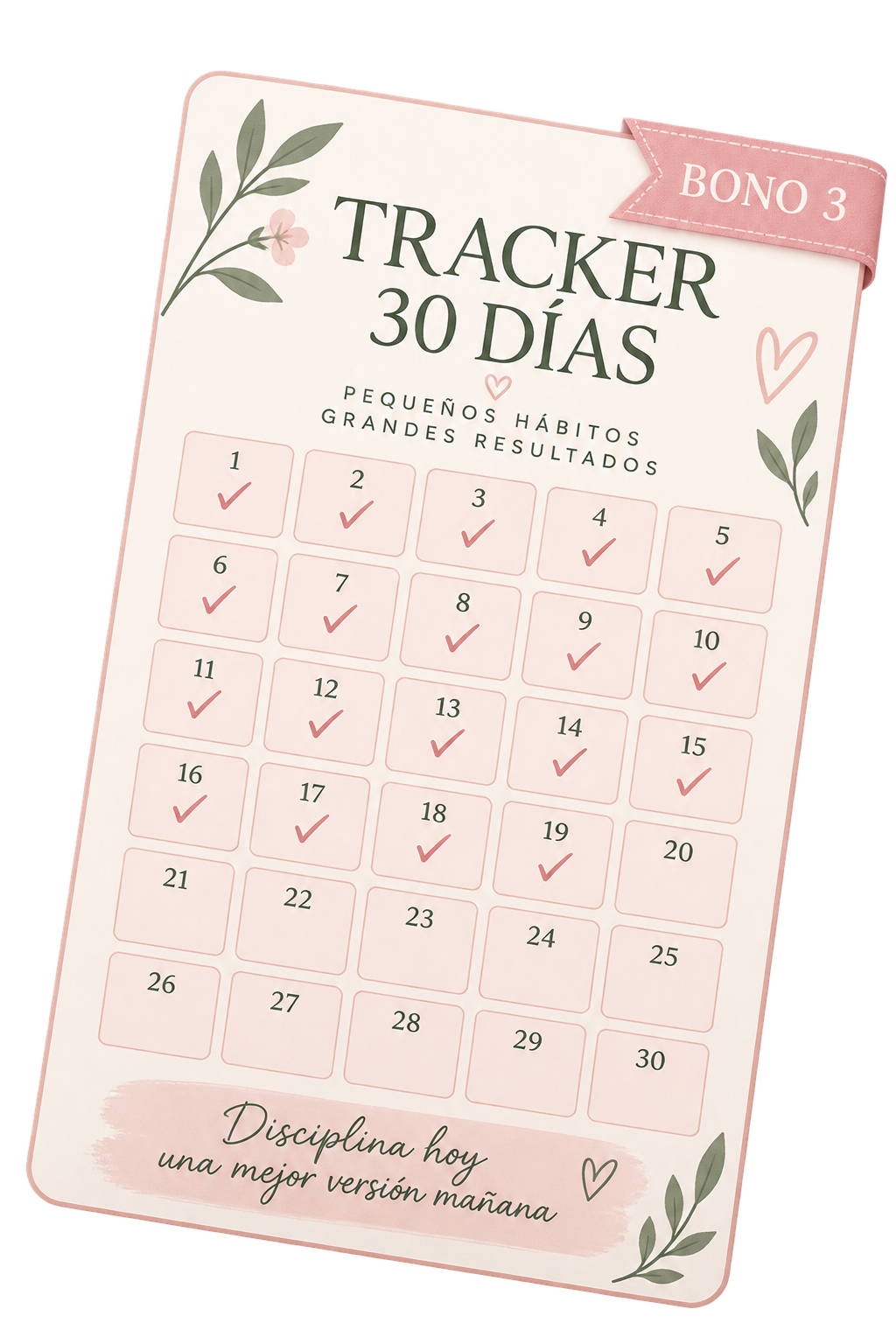 Tracker de 30 días