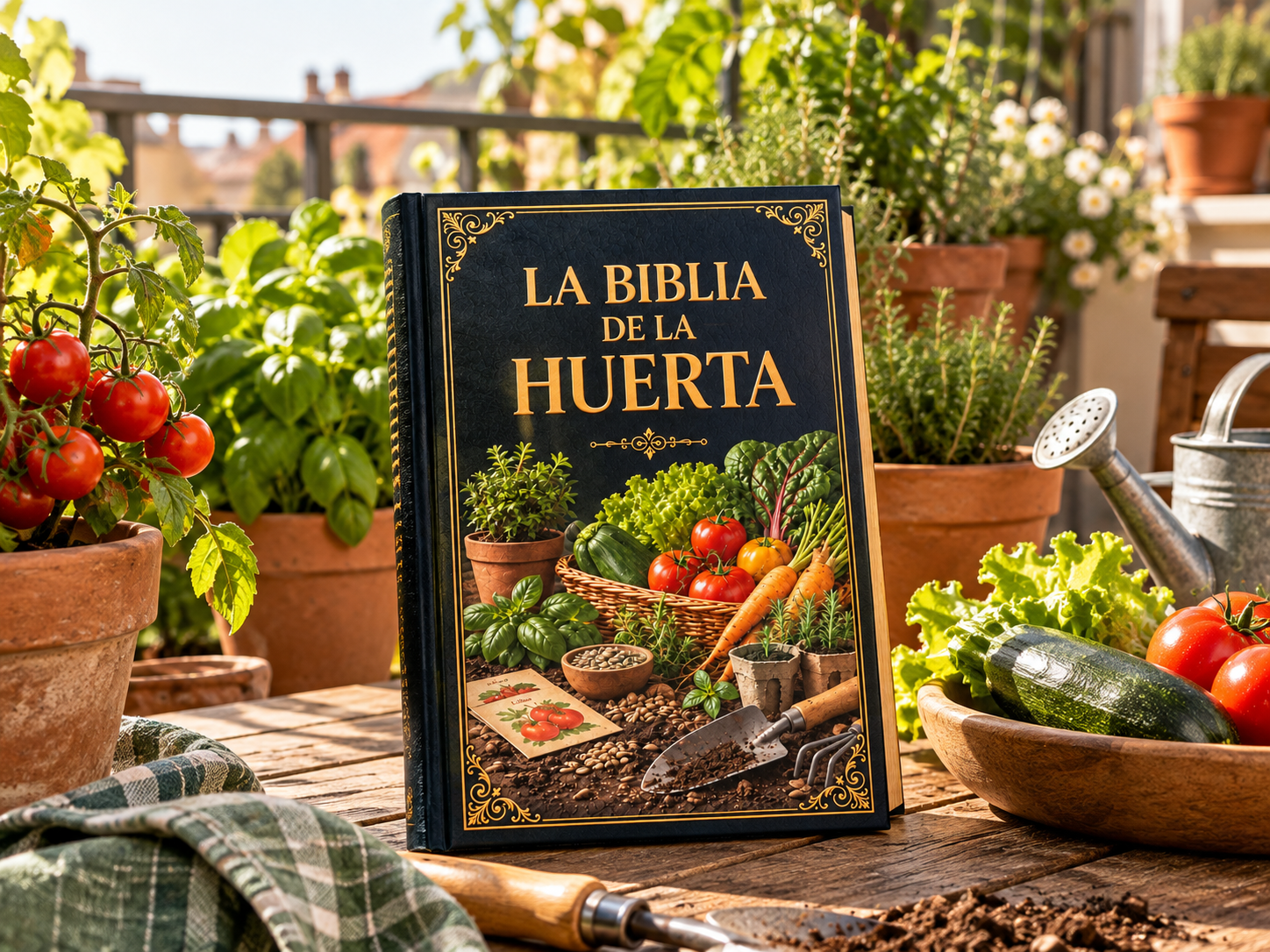 Páginas reales de La Biblia de la Huerta: índice y Empieza aquí según tu caso